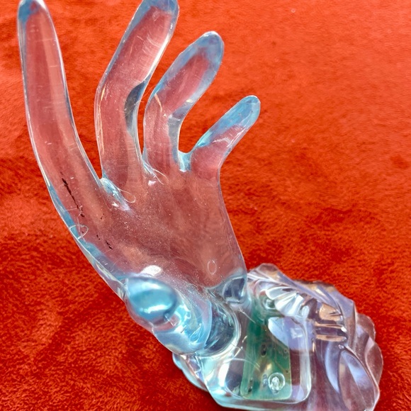Clear Seafoam HAND MANNEQUIN Jewelry Display - Picture 2 of 10